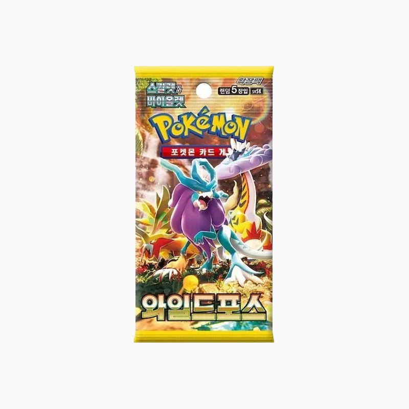 Pokemon TCG: Wild Force - Booster Pack Korean